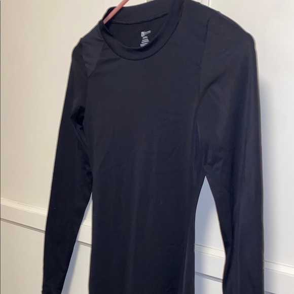 BuffBunny Collection Small Black Long Sleeve Bodycon Top - Picture 14 of 15